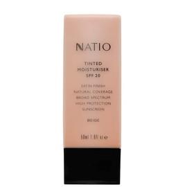 Natio SPF20 Tinted Moisturiser, Beige, 50ml