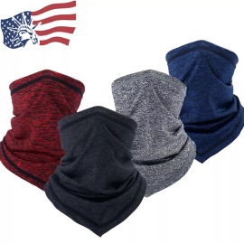 Unbranded Summer Cooling Bandana Face Mask Sun UV Protection Neck Gaiter Headscarf Cover  - Red