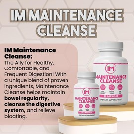 IM Maintenance Cleanse – 60 Capsules | Special Formula for Healthy Digestion, Detox & Wellness Support | Dietary Supplement for Fitness & Gut Health