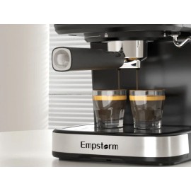 Espressomaschine 20 Bar Espressomaschine Geeignet Fur Den Heimgebrauch Kaffeemaschine Macht Cappuccino Latte Heizt Schnell Aufplug type: US, color: Black