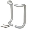CRL M21741028 10" Clear Anodized Offset Pull Handles Back-to-Back