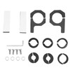 4 Pcs 25‑40mm Bull Bar Clamp Bracket, Roll Cage Light