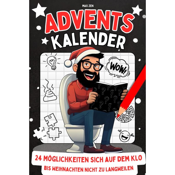 Adventskalender: 24 Möglichkeiten sich auf dem Klo bis Weihnachten nicht