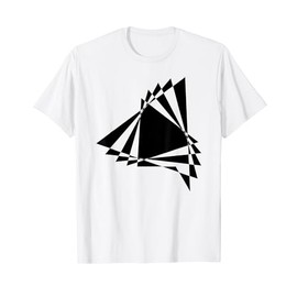 Abstract Geometric Triangle Shapes Sign T-Shirt