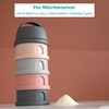 BEABA, Stackable Milk Dispenser, 100% Hermetic, 4 compartments, Made in