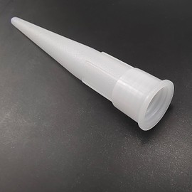 IDGGDI 30pcs Plastic Caulking Gun Extender Caulk Nozzle Tip Tool for Sausage Caulking Gun, Caulk Nozzles Applicator Replacement Extension, White