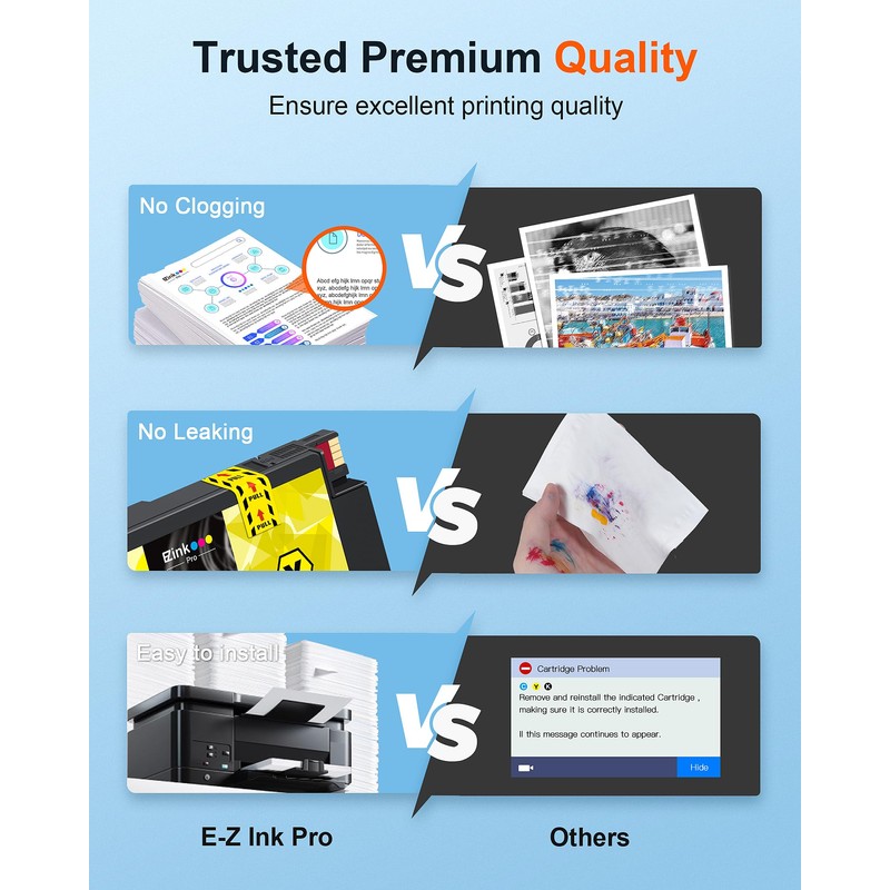 950XL 951XL Ink Cartridge 950 951 Combo Pack Compatible for