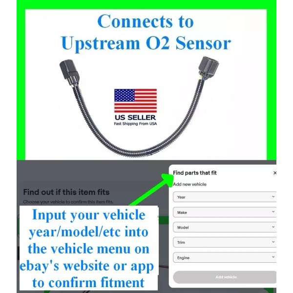 fits Mitsubishi Upstream Front O2 Oxygen Sensor Repair Harness Wiring