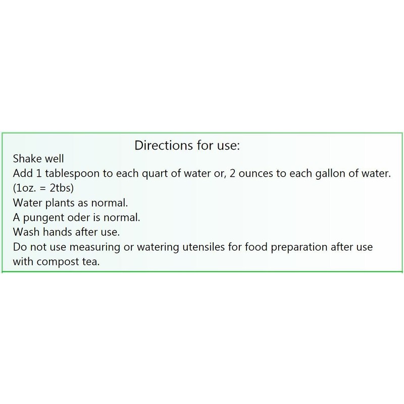 Super Compost Tea_P (16oz - 1 Pint) Natural and Organic