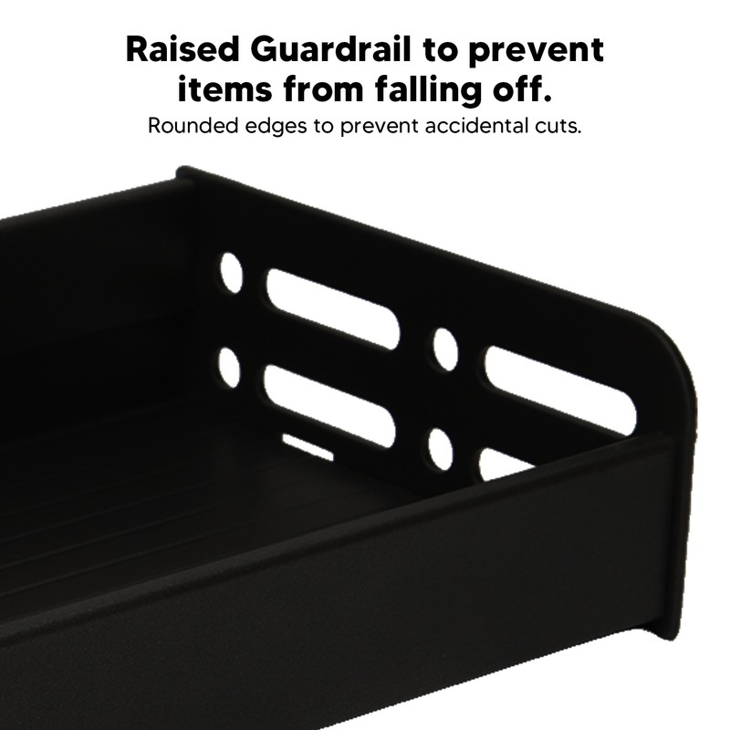 Floating Shelves Space Aluminum Wall Mounted Decorative Storage Shelf for