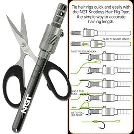 DNA Carp Coarse Fishing Tackle Hair Rig Hook Tying Tyer Tool + Braid Scissors