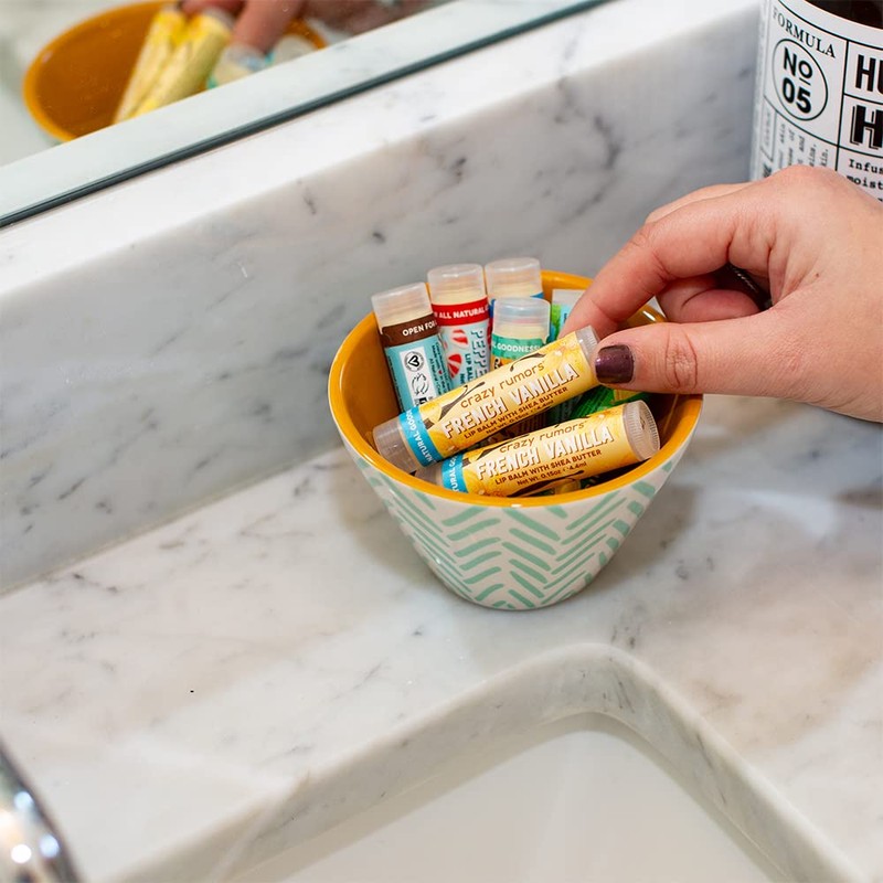 Crazy Rumors French Vanilla Lip Balm. 100% Natural, Vegan, Plant-Based,