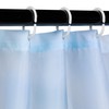 Relaxdays Shower Curtain Shell Bathroom Curtain 180 x 200 cm