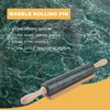 Koville Marble Rolling Pin, Non-Stick Dough Roller, Rolling Pin for