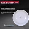 SUPPLY GIANT Bell Cleanout Cover, 7-1/4-Inch, Plastic, 7-1/4