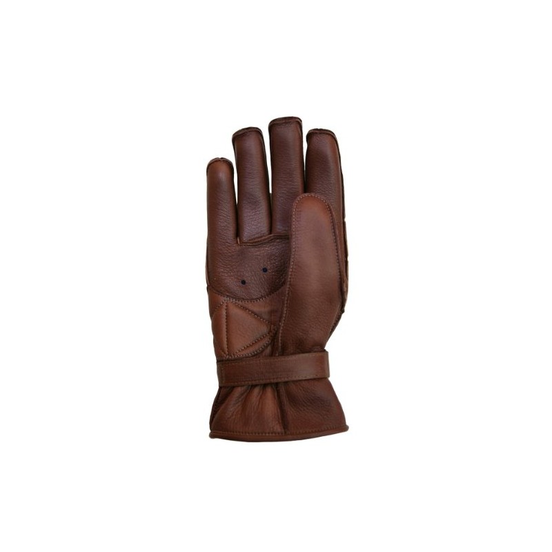 JRP Motorcycle Leather Gloves DRN Brown LL