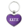 Graphics and More Metal Keychain Key Chain Ring Purple I