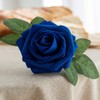 Exoment 25pcs Artificial Flower Foam Rose Real Touch Roses Flower
