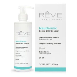 Dermolimpiador Reve Neudermic Gentle Skin Cleanser 960ml Gel Piel Sensible