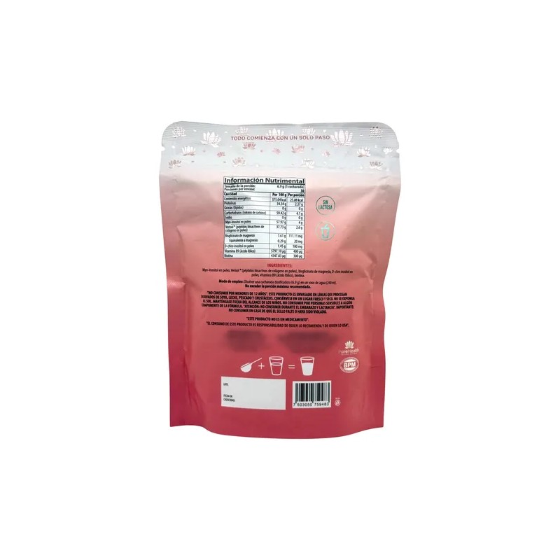 Colageno Hidrolizado Myo Inositol 207 G Sin Sabor Venus Pure