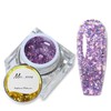 ASMAYSA Purple Glitter Gel Nail Polish, Long Wear Gel UV