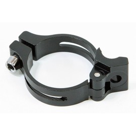 Microhero Ultra Lightweight 0.7 oz (19 g) Direct Mount for Front Derailleur Pedestal Clamp K50 Band Adapter (Φ1.3 inches (34.9 mm)