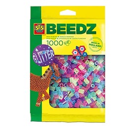 SES Creative 00746 Iron on Beads 1000 Mix Glitter
