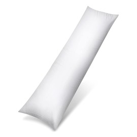 Rohi Bolster Pillow Cases - Soft Polycotton Body Pillow Cover – Breathable & Hypoallergenic Long Pillow Cover (4.6ft (54") Double Bed, White)
