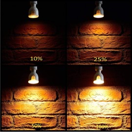 Auraglow 2.4GHz RF Remote Control CCT 5W Dual White LED GU10 Bulb Dimmable Adjustable Colour Temperature, Daylight, Cool, Neutral, Warm 2700K to 6500K, 50W EQV - 6 Pack with Remote