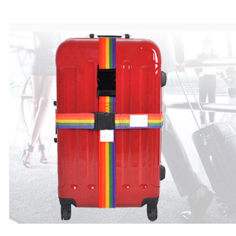 YEBMoo 4 Pack Luggage Strap, Adjustable 180cm, Long Travel Packing