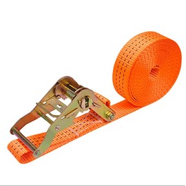 AA Products Heavy Duty Securing Ratchet Straps with Double J-Hooks (RS-302-3 Meter/9.8 Feet x 1.5 inch - 4400 Lbs) 1 Pack