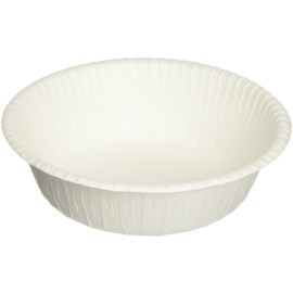 Commercial Natural Pulp Paper Bowls, 4.7 inches (12 cm), 9.5 fl oz (270 ml), 50 Pieces, NB-12, White