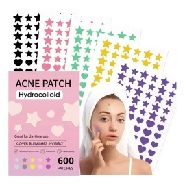 Cyrene Parches Estrella Star Anti Acne Espinillas Granos Fac