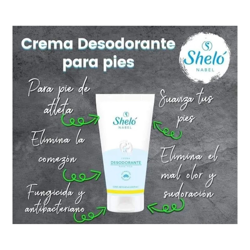 2 Talco + Crema Desodorante Pies Frescos & Sin Olor
