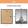upsimples 16x20 Picture Frame Black 3 Pack, Scratch-Proof Poster Frames
