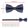 Allegra K Men's Women's Bowtie, Bowtie, Ribbon, Polka Dot Pattern,