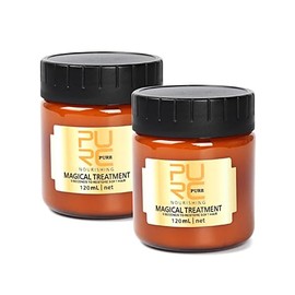 GES Hair Conditioner, Hair Conditioner, 1.2L, Deep Hair Conditioner, Professional Salon Treatment, Repairs Damage Hair Root, Hydrating Hair Mask, 2x120ML