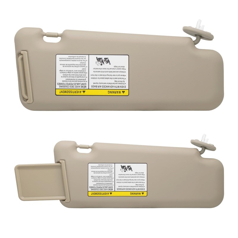 NHILES Left Driver & Right Passenger Side Sun Visor Compatible