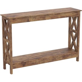 Safdie & Co. 47.25" L 1-Shelf Console Table in Brown