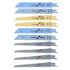 10Pcs Reciprocating Saw Blades High Carbon Steel Bimetal Sabre Saws