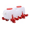 Duck Waterer, Leakproof 10 Liters Versatile Chicken Water Feeder with