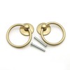 Asamuyu 12 Pieces Drawer Pull Ring Knobs Metal Ring Pull