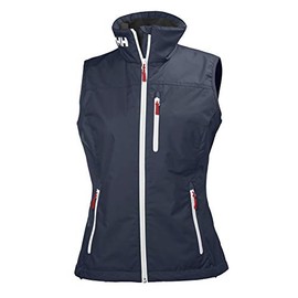 Helly-Hansen Women's Crew Vest Waterproof, Windproof, & Breathable Sailing Vest, 597 Navy, X-Small