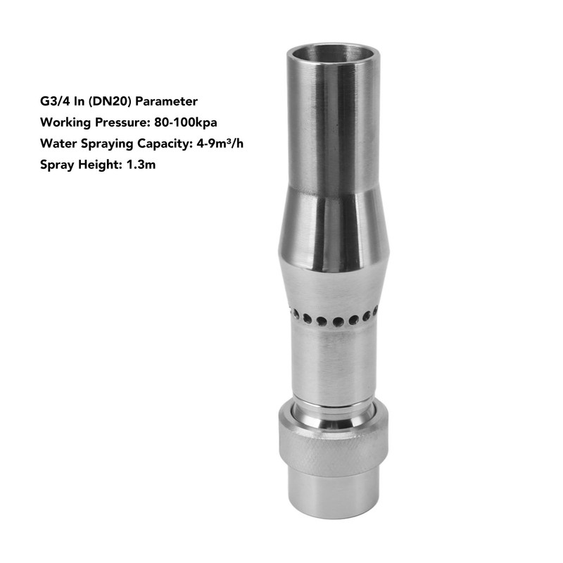 Multi Branch Fountain Nozzle Stainless Steel Spherical Joint Female Thread