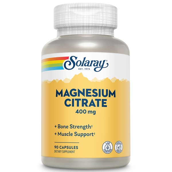 Solaray Magnesium Citrate 400mg | 90ct