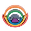 TickiT Wooden Rainbow Architect Arches - Nesting Puzzle - Stacking