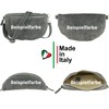 MIRROSI® Women's Bum Bag, Made in Italy, Genuine Leather Shoulder