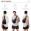 Tactical Sling Bag with Flag Patch - Military Backpack for