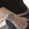 Opexicos 2Pcs Octopus Bracelet in Sterling Silver - silver Chain