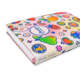 Passion Planner Weekly 2025-2026 Mid-Year Monday Goal-Oriented Agenda, 52-Week Appointment Calendar, Reflection Journal (Fruit for Thought, Small 5.8" x 8.3")